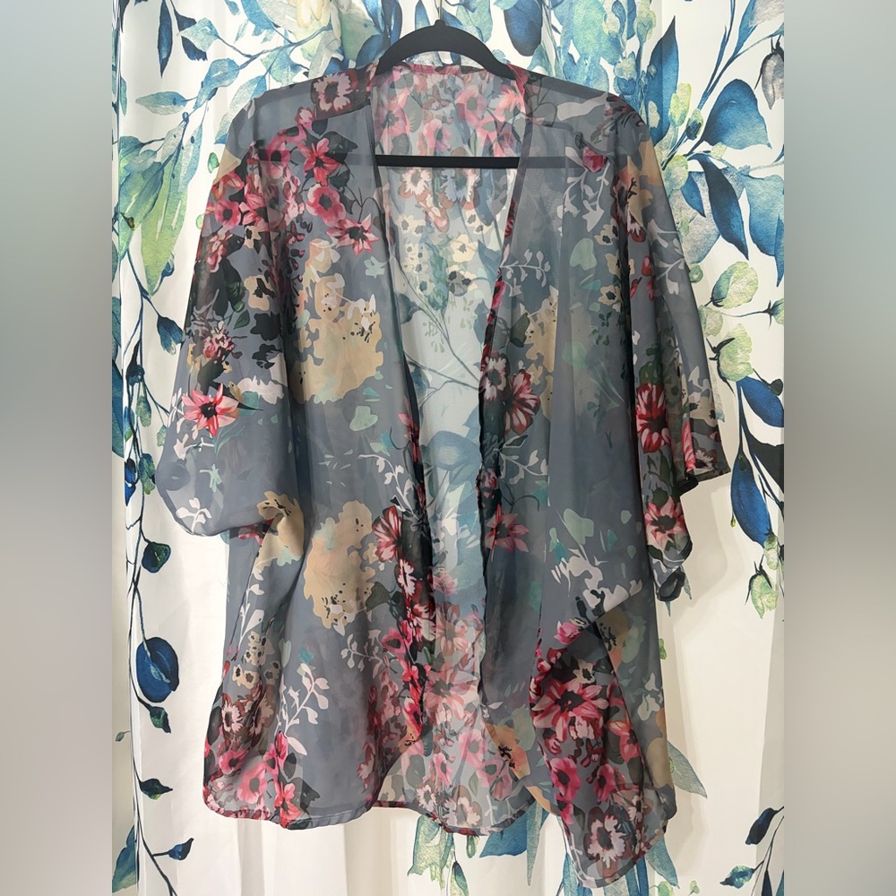Floral Sheer Kimono